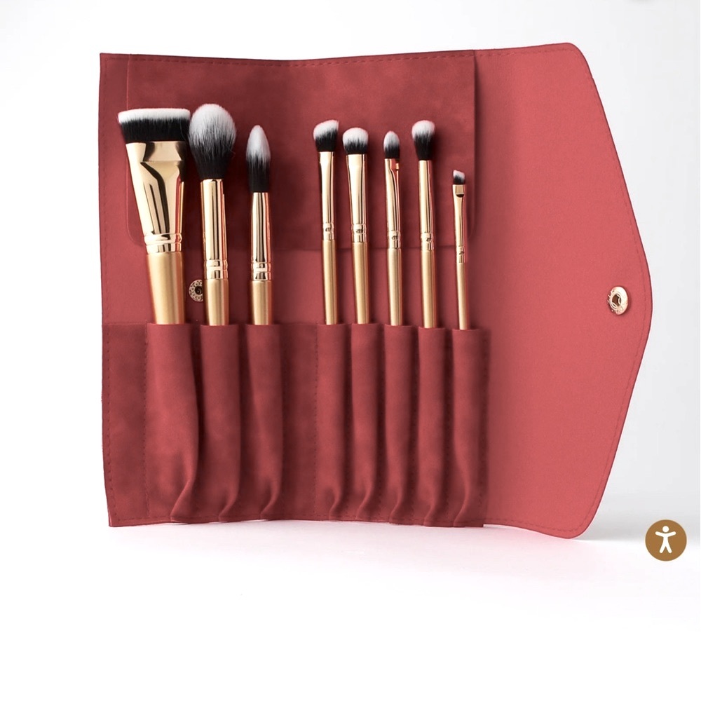 LUXIE GLITTER AND GOLD BRUSH SET
